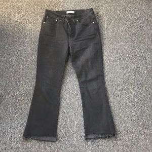 Madewell Cali Demi Boot Black Jeans